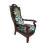 Stamped voltaire armchair