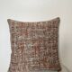 Coussin orange gris