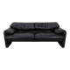 Cassina Maralunga 2,5 places - cuir noir
