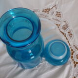 Large turquoise bottle lift 70's.