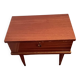 Formica wood bedside table