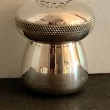 Salt and pepper mushrooms in silver metal Pavilion Christofle