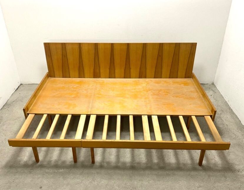 Jiràk sofa bed by TATRA to Renovate, Czech Vintage 1960s