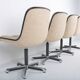 Set of 4 Strafor 451 armchairs by Randall Buck, 1970s