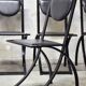 Sinus chairs by KFF from the 80s Bauhaus design