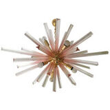 Triedro ceiling lamp in Murano glass
