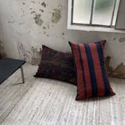 Pair of vintage XXL Kilim cushions