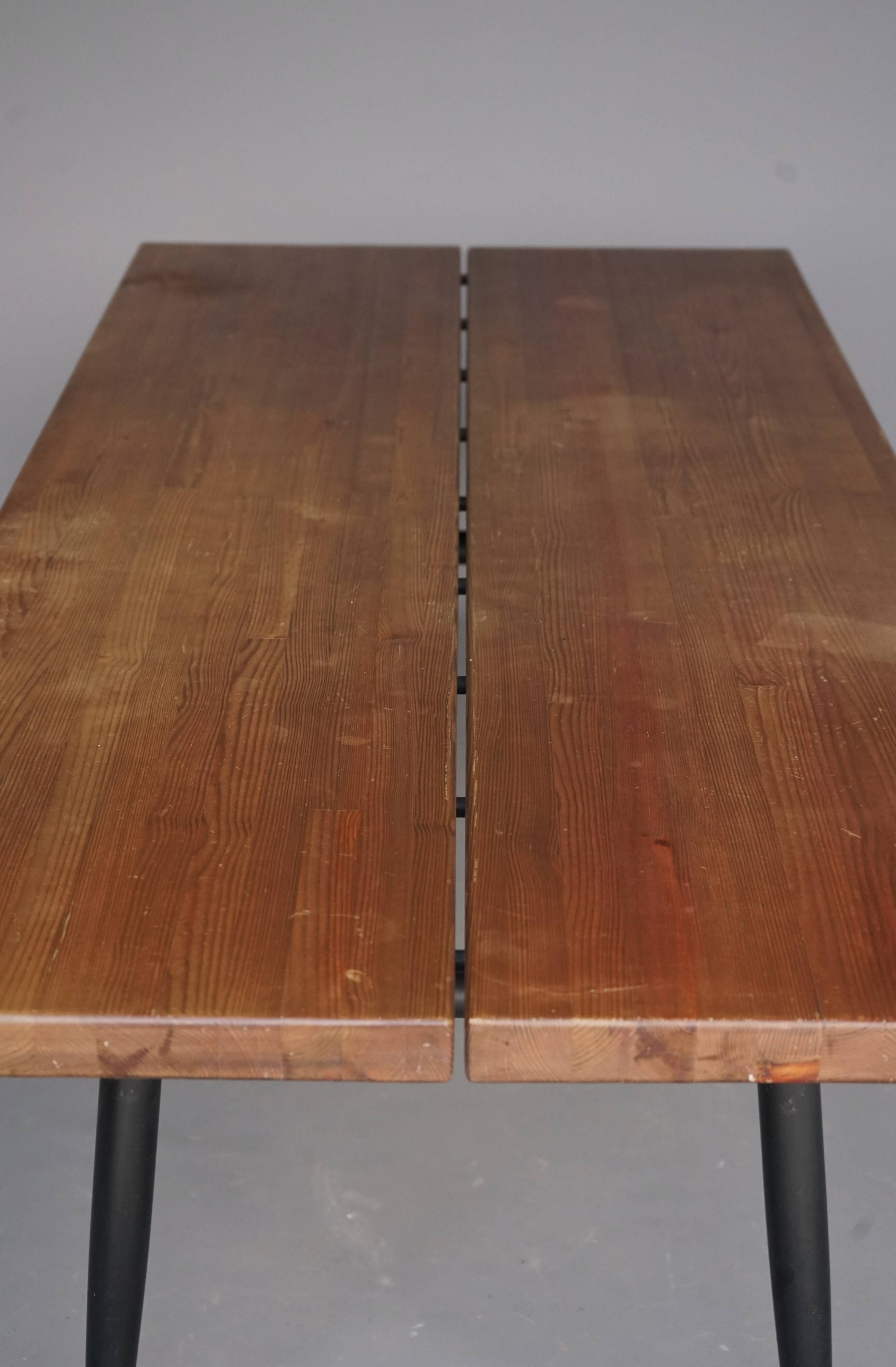 Mid-Century Large Pirkka Dining Table by Ilmari Tapiovaara for Laukaan Puu