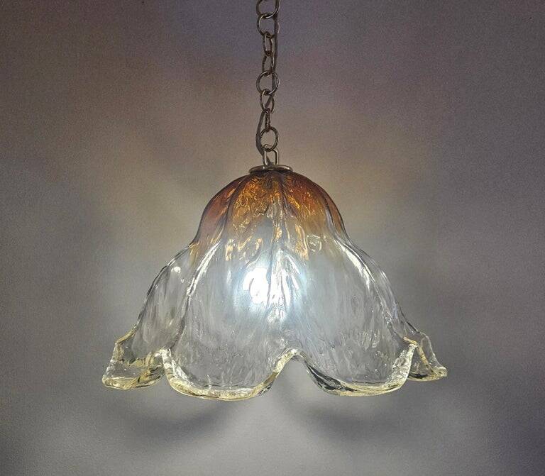 Suspension Kaiser Leuchten, verre de Murano, Allemagne, années 1970.