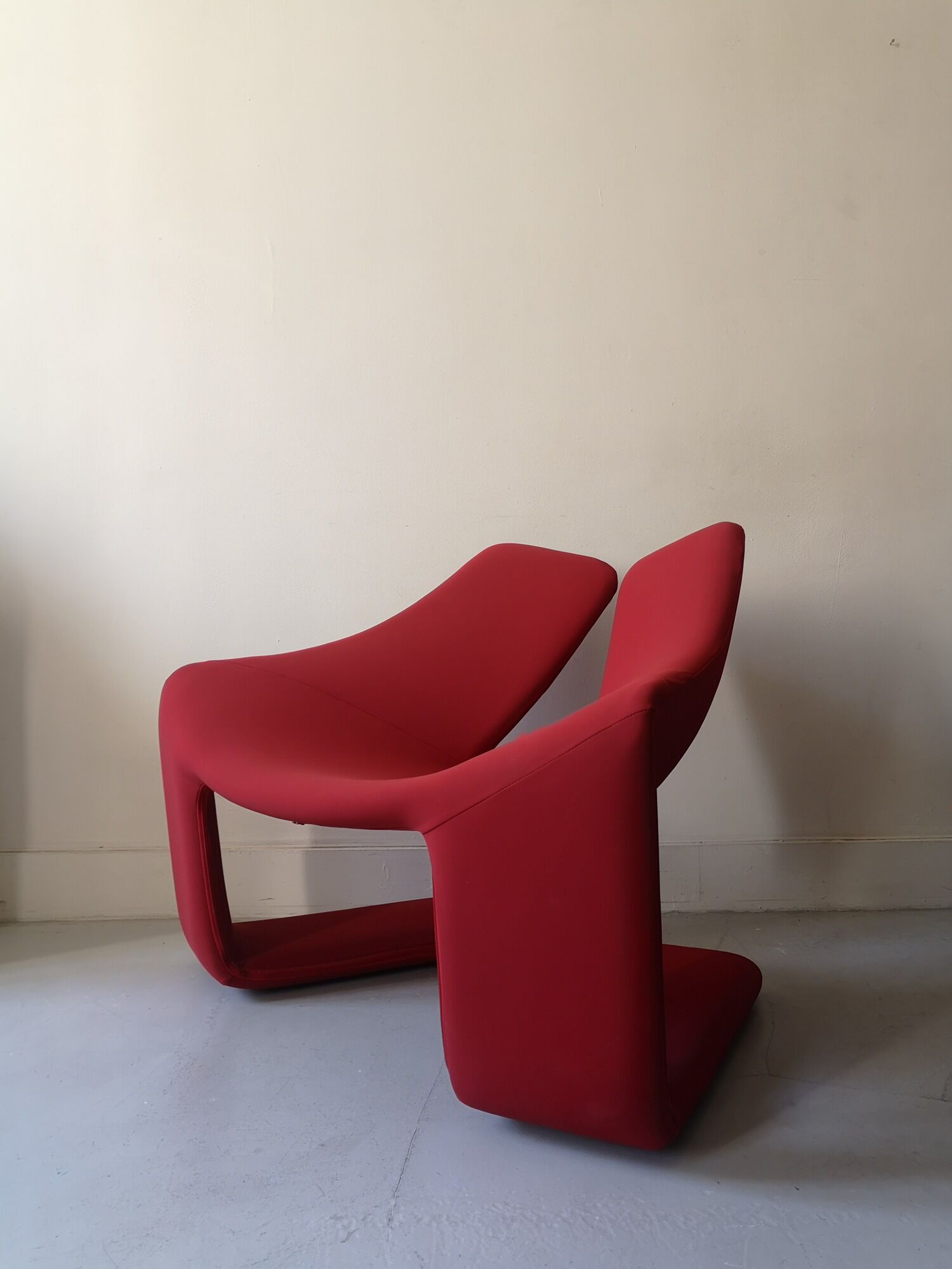 Zen Pierre lounge armchair by Kwok Hoi chan for Steiner Paris, 1970