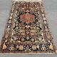 Magnifique tapis ancien persan Nahavand noué main