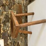 Antique tripod wooden trustool stool