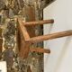 Antique tripod wooden trustool stool