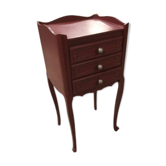 Bedside table with 3 drawers