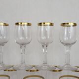 12 verres à liqueur / apéritif en cristal