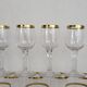 12 crystal liqueur/aperitif glasses
