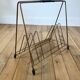 Magazine holder in gilded metal / copper 60s