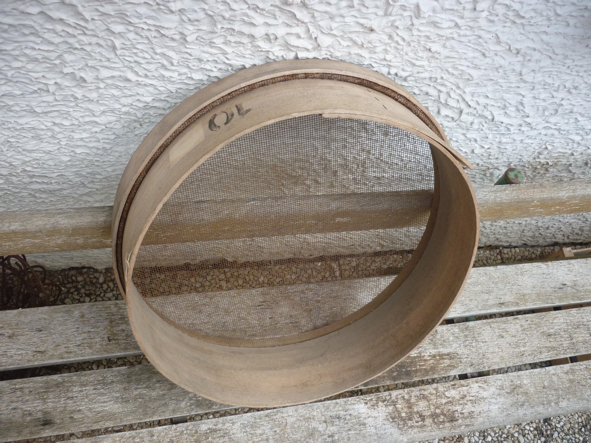 Tamis En Bois Vintage – Ancien Tamis à Farine Fait Main Pour Déco Murale