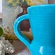 Turquoise Pichet Digoin, 1950s
