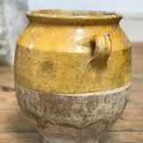 Yellow grease pot from the South West region of France