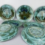 Series of 7 assietes by Alice Colonieu