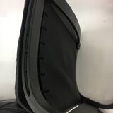 Mid-Century design black leather lounge chair by Ingmar Relling for Westnof