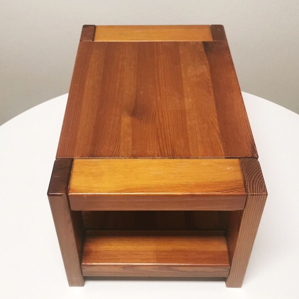 Side table in elm, 1979