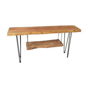 Console en bois massif