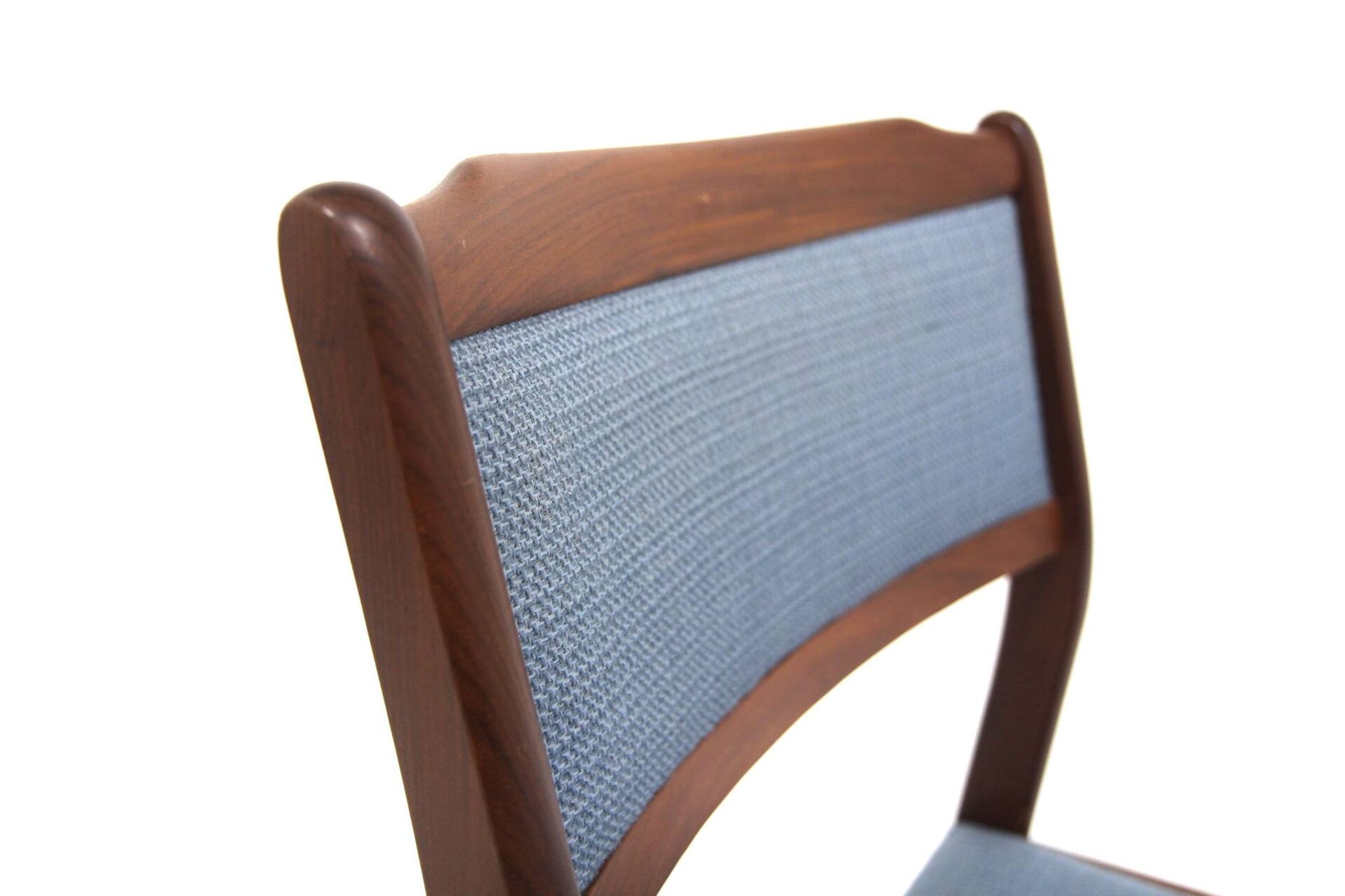 4 chaises scandinave en noyer, Suède, 1960