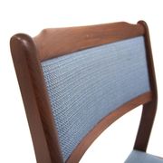 4 chaises scandinave en noyer, Suède, 1960