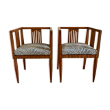 Pair of mahogany armchairs from the 1920s