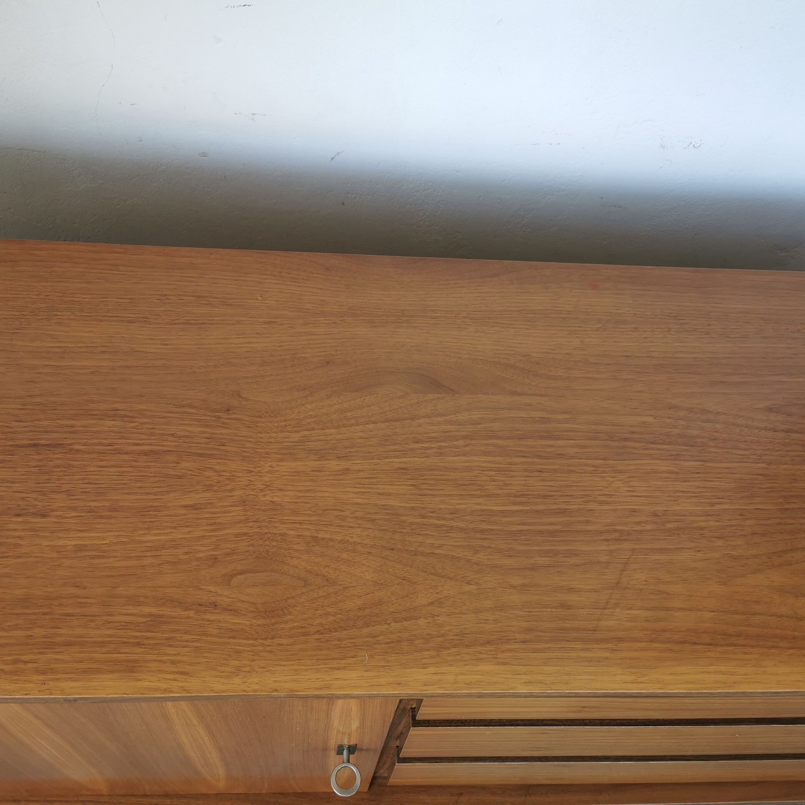 Vintage enfilade, walnut veneer 1970