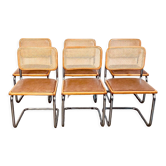 6 chaises B32 Marcel Breuer