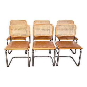 6 chaises B32 Marcel Breuer