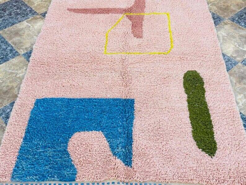 Handmade Beni Mrirt rug