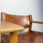 1950s Vintage Oak Spanish Chair by Børge Mogensen for Fredericia