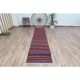 1970s Vintage Turkish Handmade Wool Cotton Pink Kilim Runner Rug 70x311