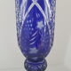 Vase bleu cristallery of lorraine - large model