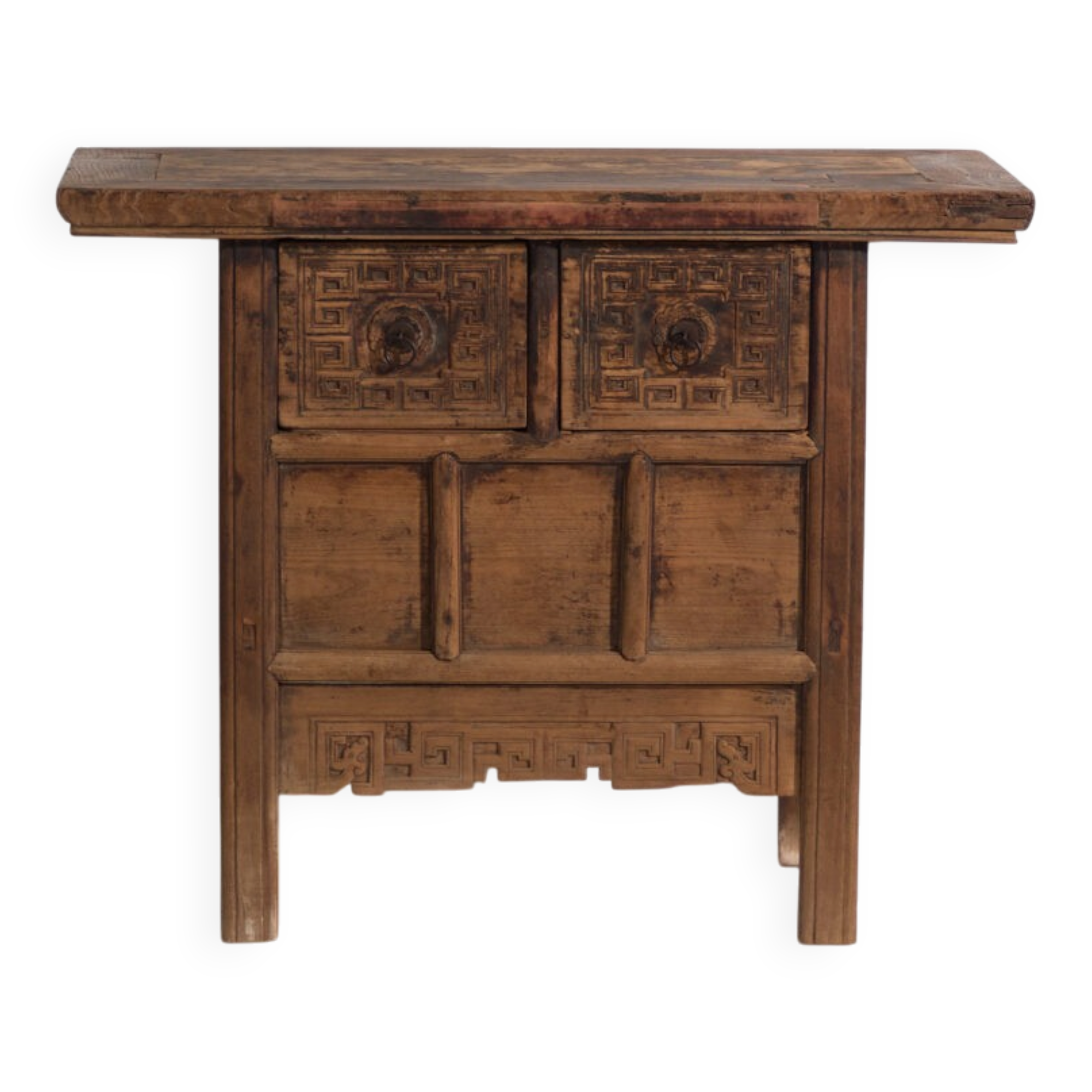 Antique Chinese console with carved drawers – China, circa 1900