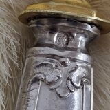 Silver pie server with Minerva hallmark / vermeil
