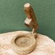 Savoyard brutalist wooden nutcracker, popular art