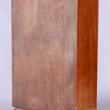 Walnut Bauhaus Wardrobe Made in Czechia by Robert Slezak, 1930-1939