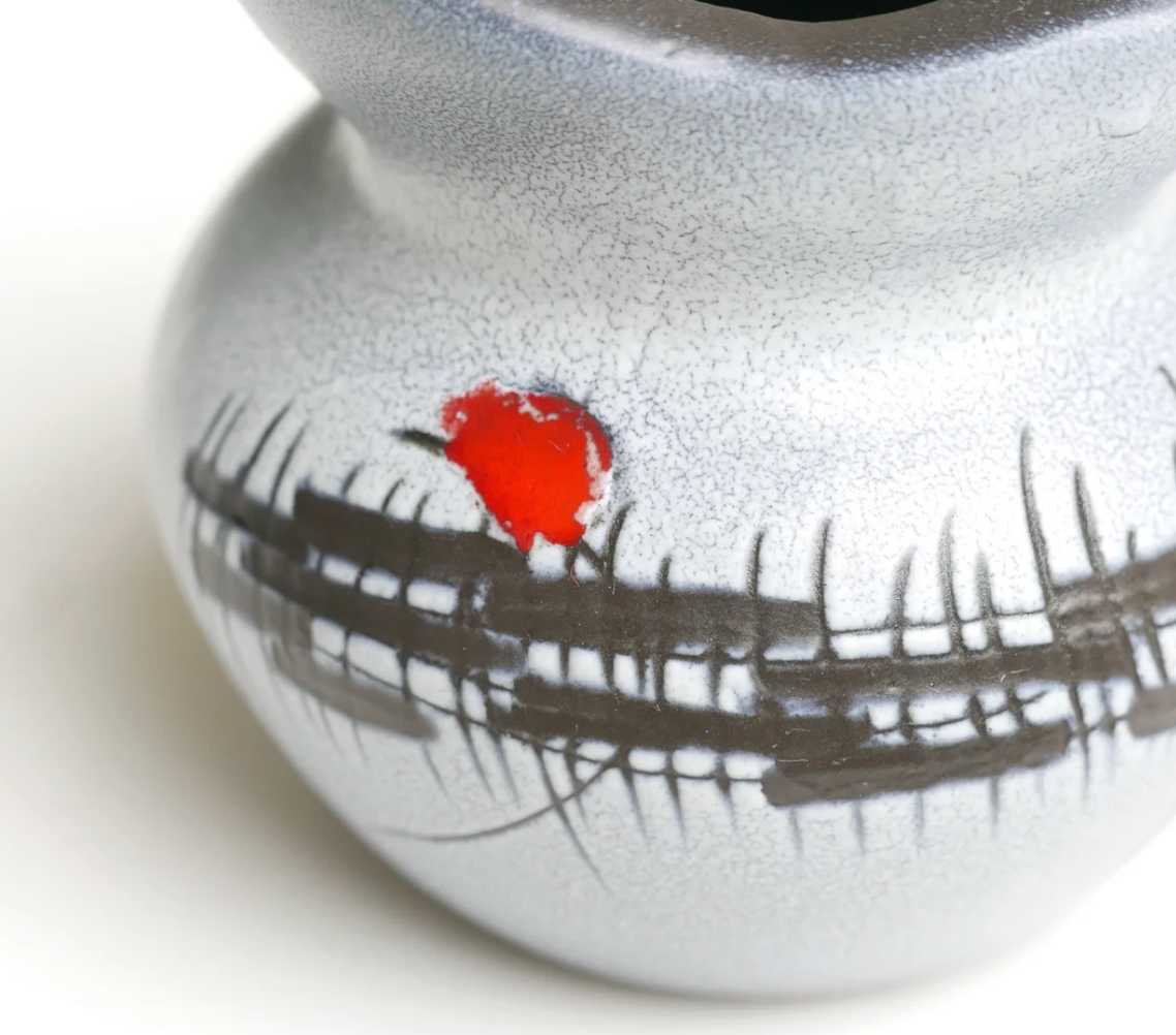 Ceramic vase by Francois Caleca, Vallauris, 60s