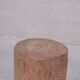 Antique Wooden Tree Trunk Pedestal