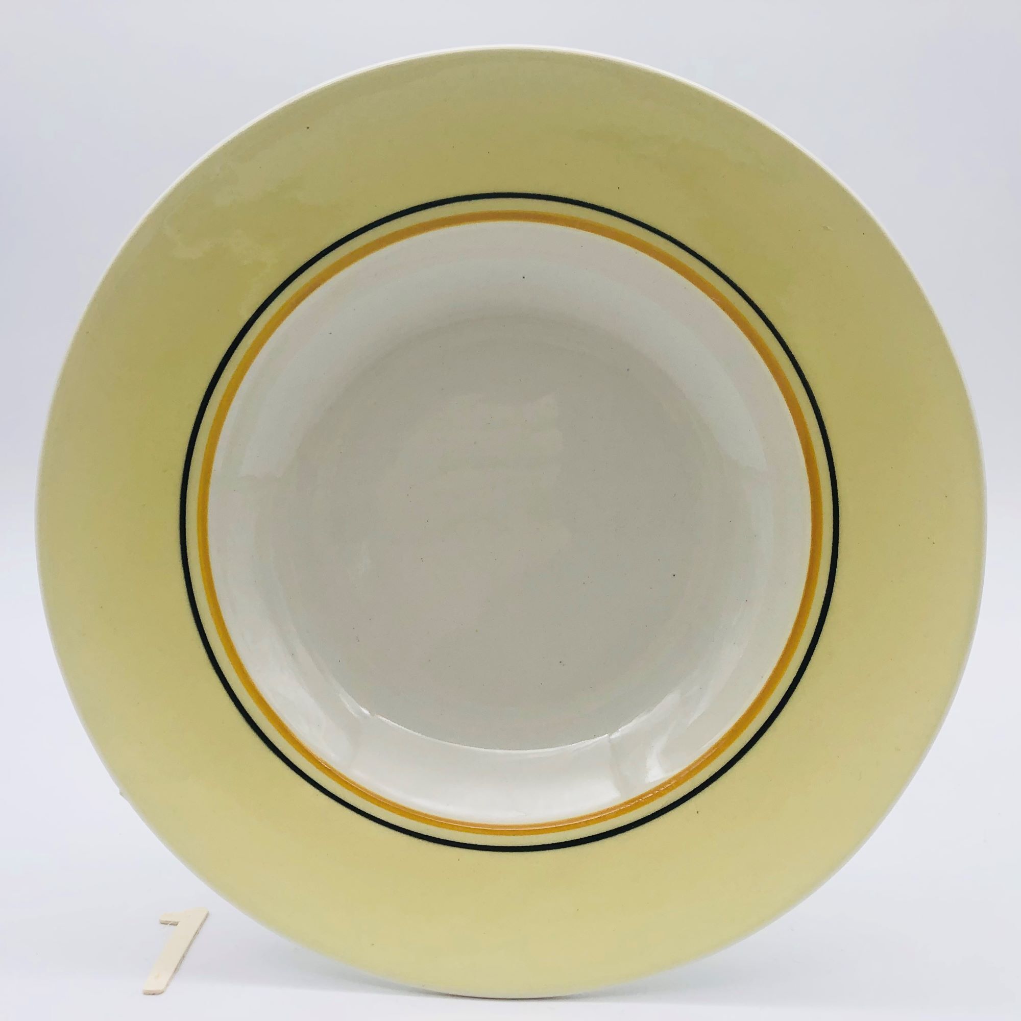 6 hollow plates "Gien", model Val d'Isère