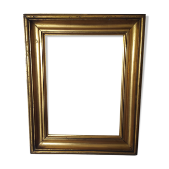 Louis XVI frame in gilded wood 18th