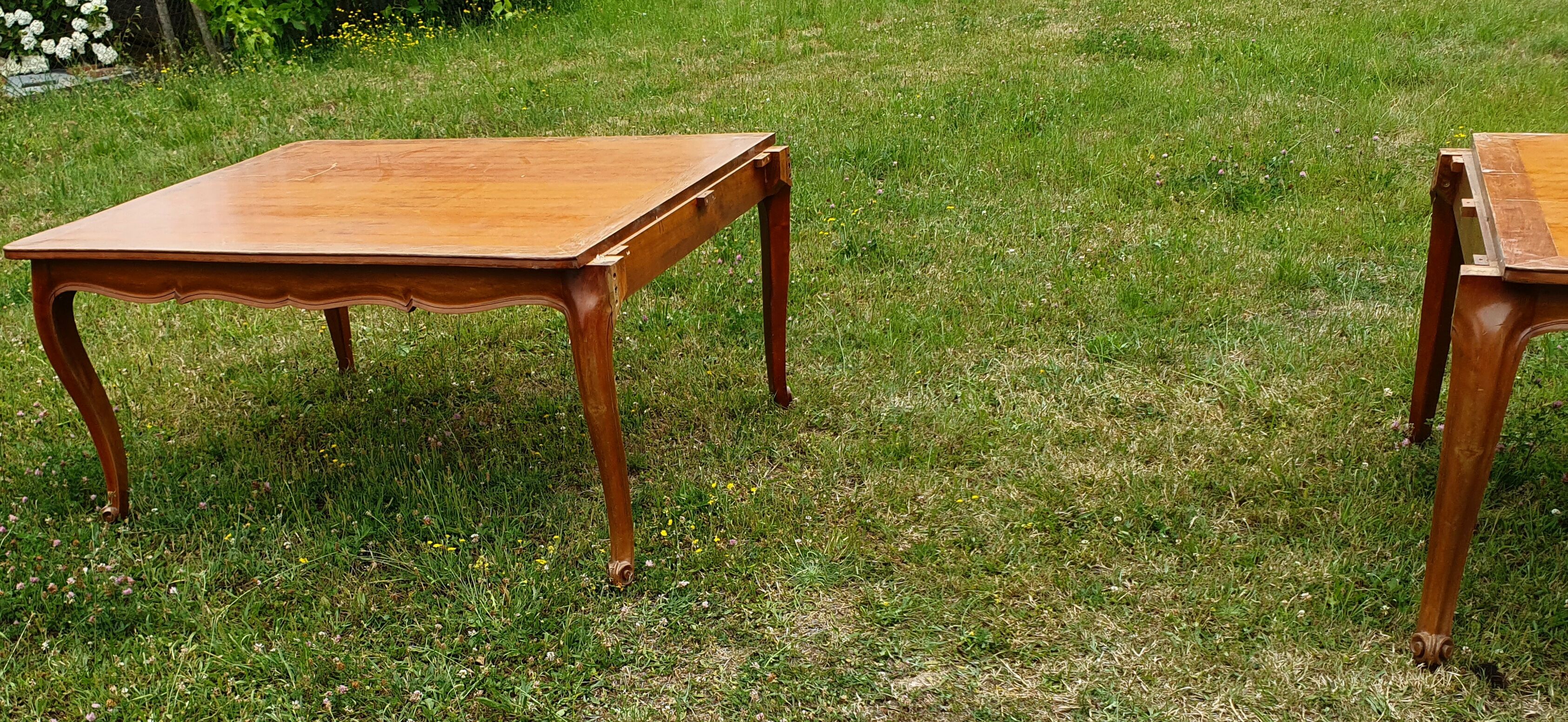 Louis XV style table 4.50 m in 3 parts
