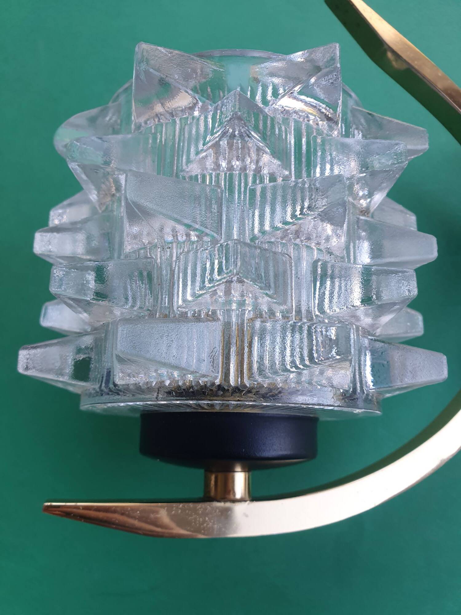 Pair of antique gold wall sconces