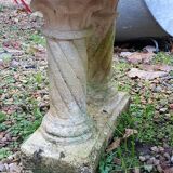 Reconstructed stone bench
