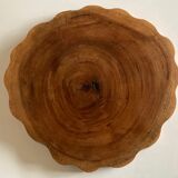 Massive elm log tray Japan 1970
